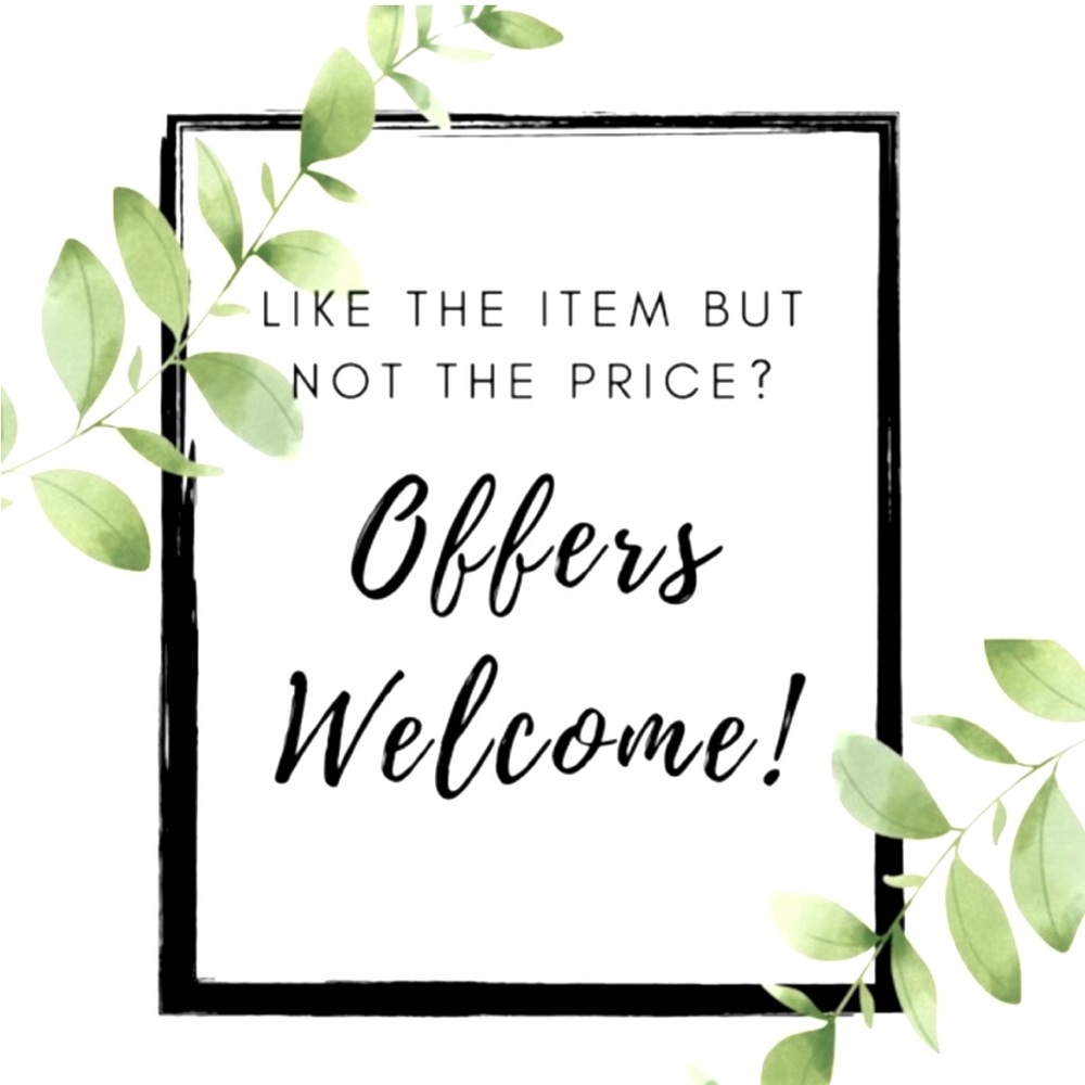 ✨OFFERS WELCOMED✨